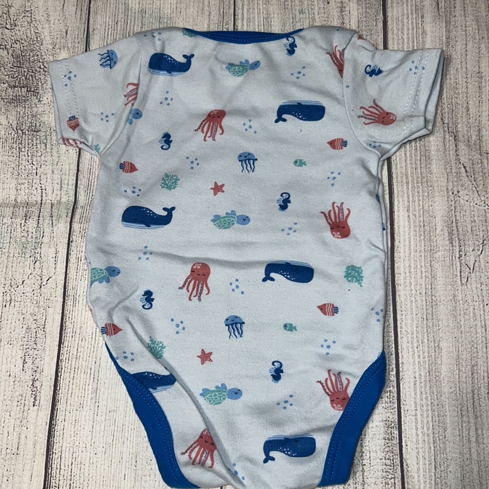 Baby boy shark & ocean outfit bundle 3-6 months - Picture 14 of 16